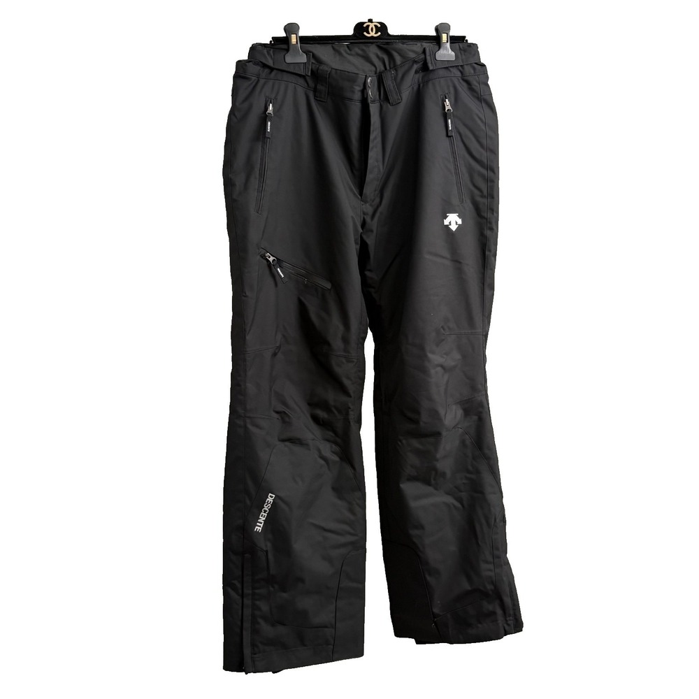 Descente Insulated Ski Pants Men's 38/XL Black Winter Snowboard